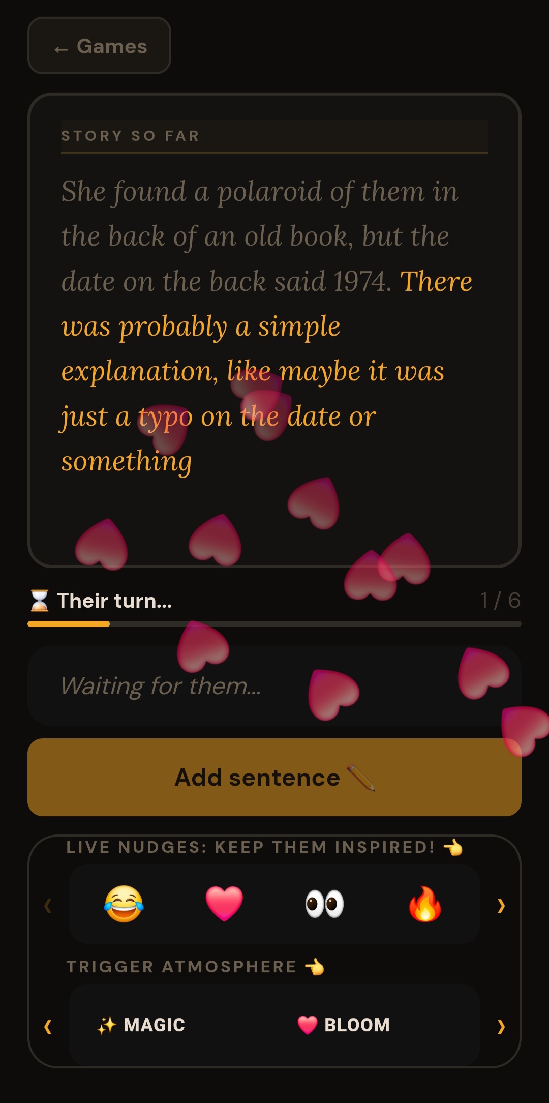 Couplescade: Story Builder
